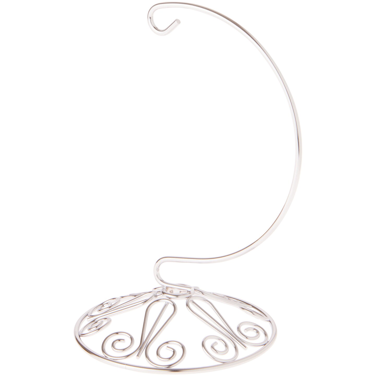 Bard&#x27;s Ornate Silver Ornament Stand, Small, 6&#x22; H x 4&#x22; W x 4&#x22; D