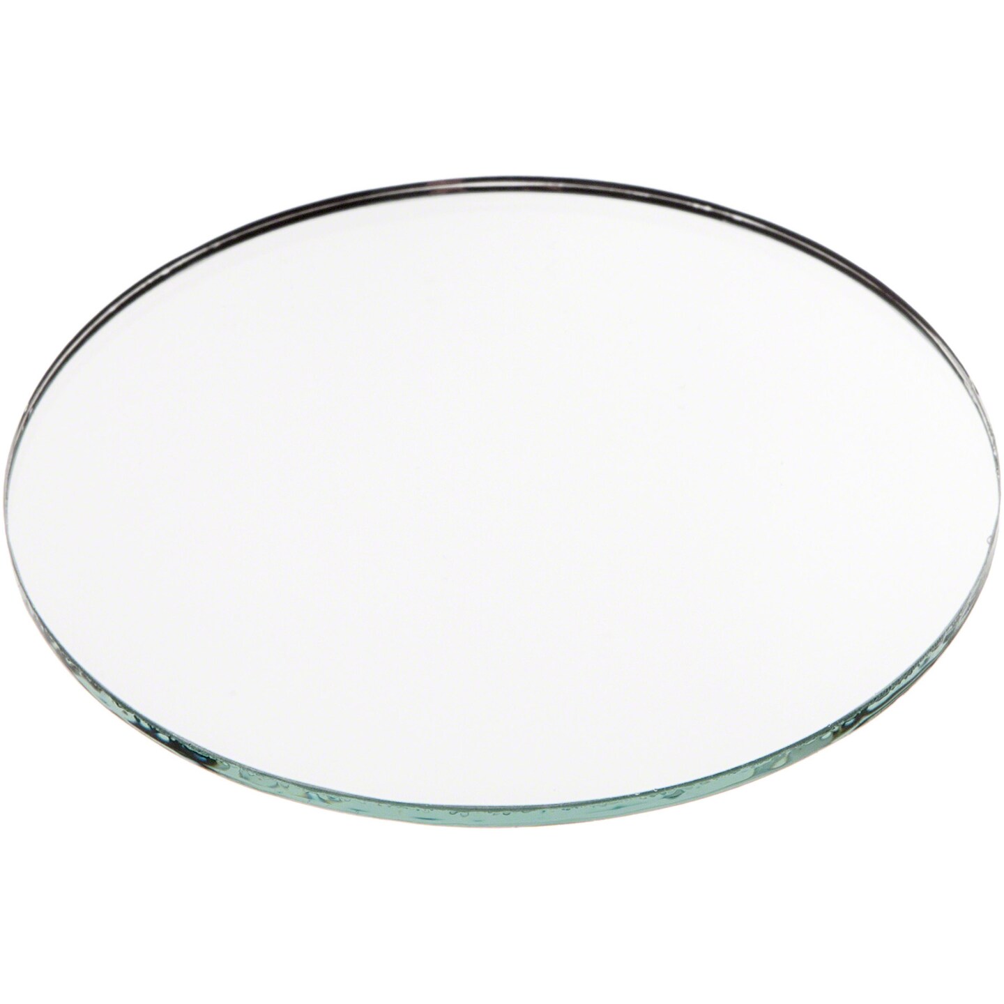 Plymor Round 3mm Non-Beveled Glass Mirror, 4 inch x 4 inch