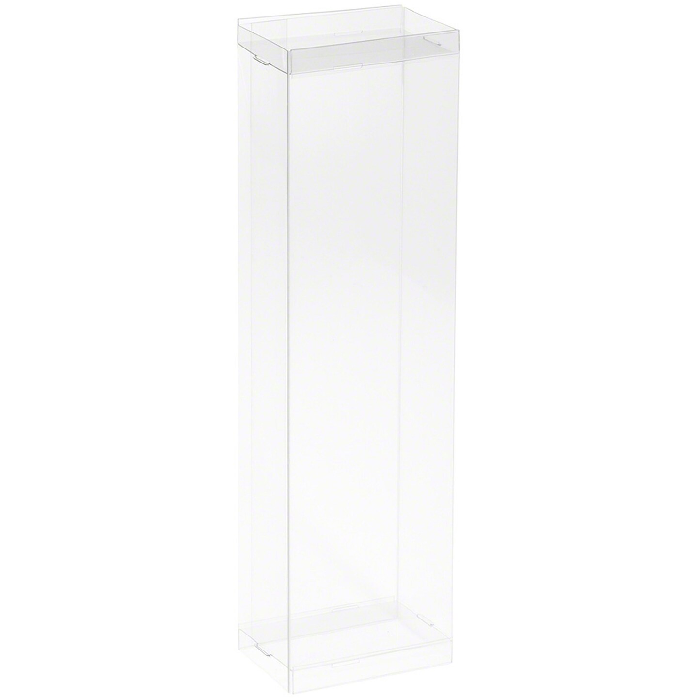 DollSafe Clear Folding Display Box for thin 8.5-9.5 inch Dolls and Action Figures, 3&#x22; W x 2&#x22; D x 10&#x22; H