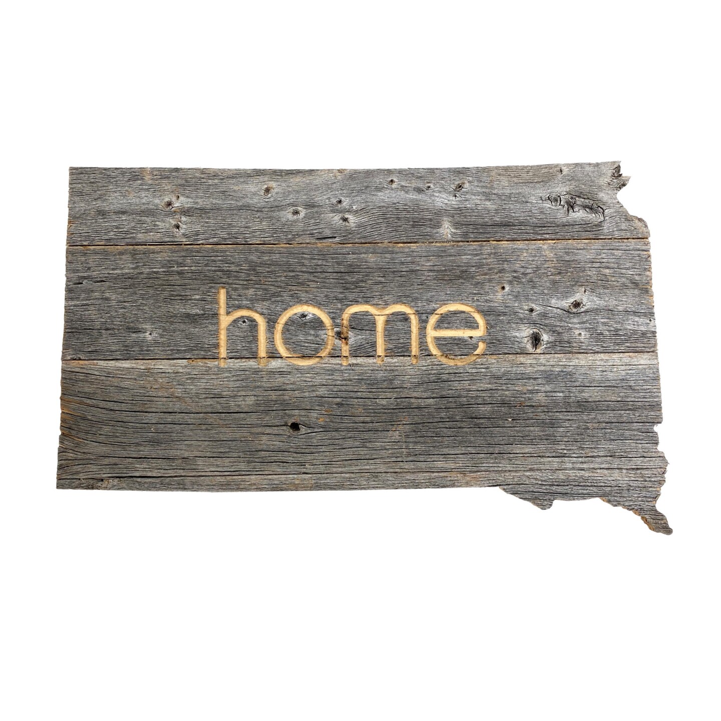 Large Rustic Farmhouse Home State Reclaimed Wood Wall Sign | Michaels