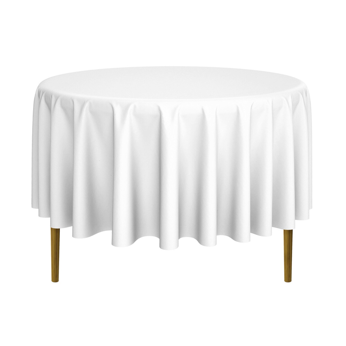 Lann&#x27;s Linens - 10 Premium Round Tablecloths for Wedding / Banquet / Restaurant - Polyester Fabric Table Cloths