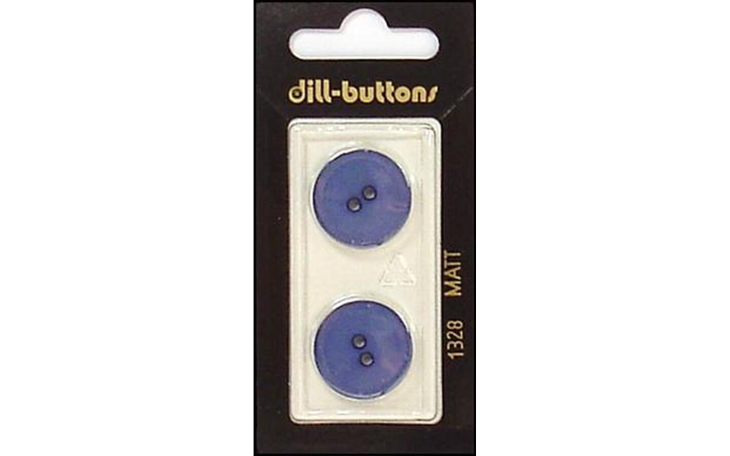 Blue Buttons | 2-Hole | 20mm