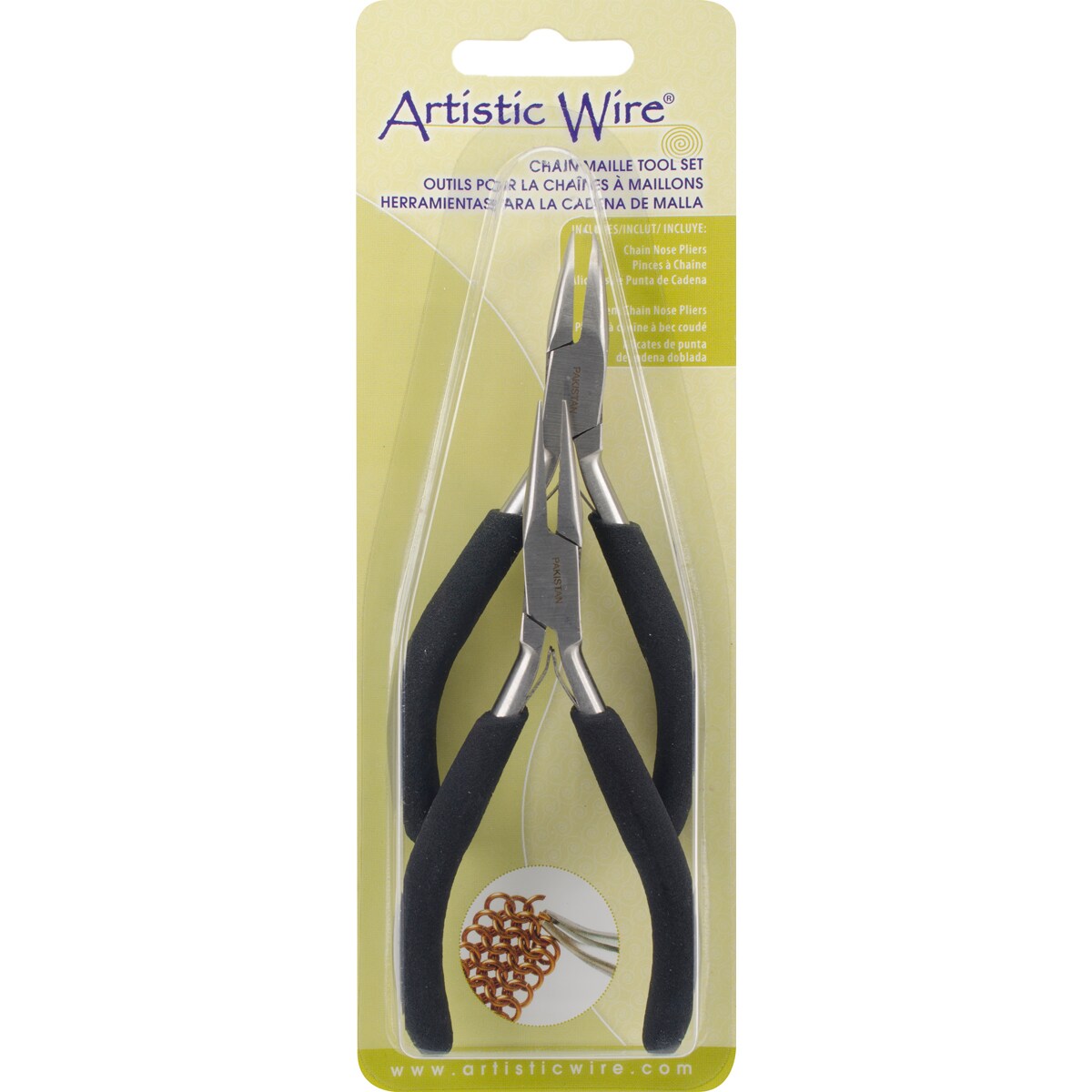 Artistic Wire Chain Nose & Bent Chain Nose Pliers Set 2/Pkg-5"