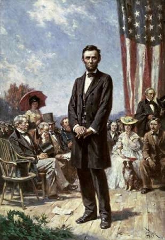 The Gettysburg Address Poster Print by  Jean Leon Gerome Ferris - Item # VARPDX277538