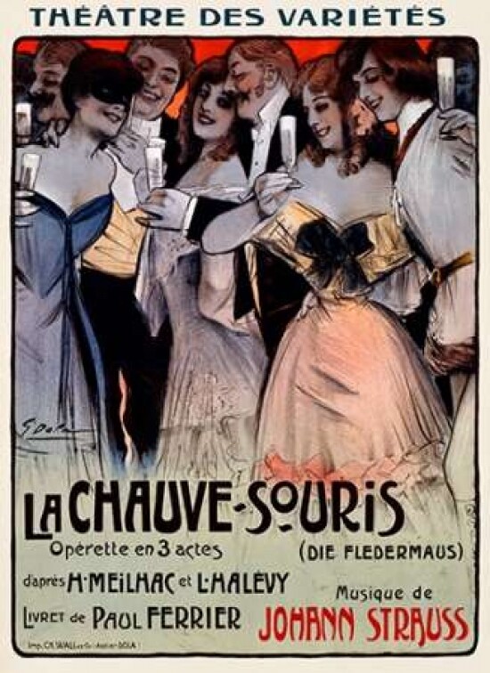 La Chauve-Souris/Der Fledermaus Poster Print by  Georges Dola - Item # VARPDX295741