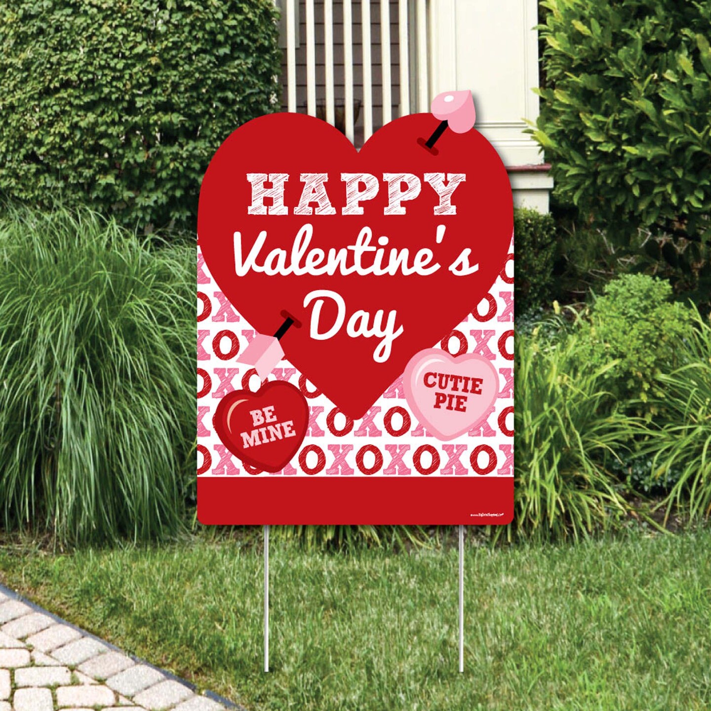 Valentine's Day Red Hearts - Yard Decoration