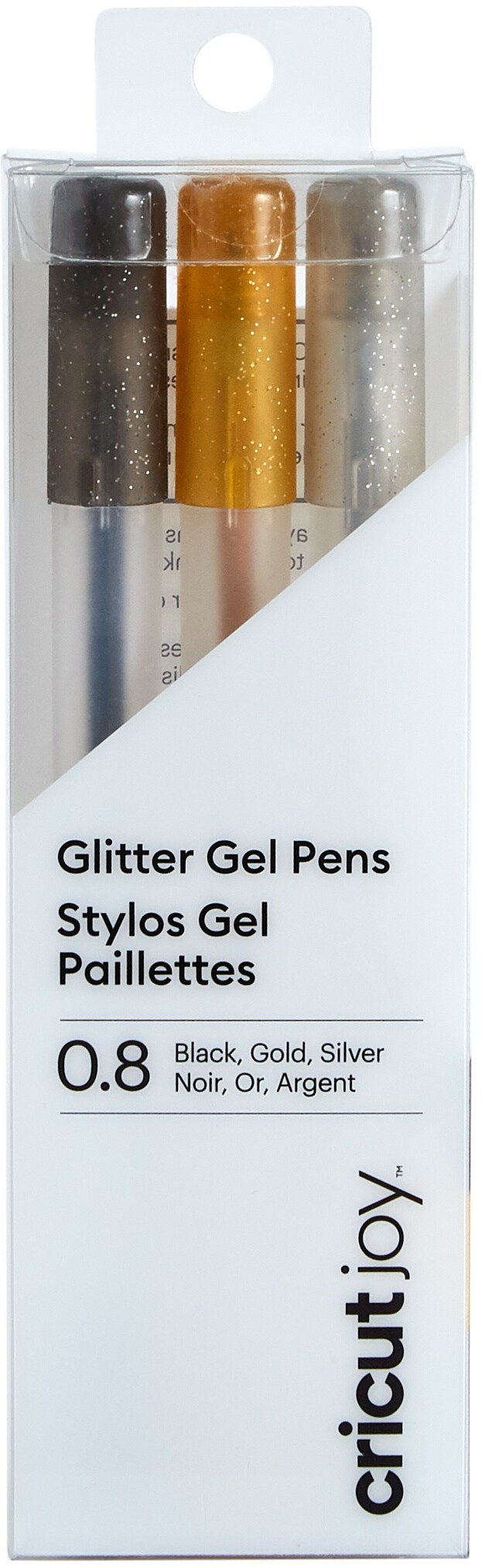  Cricut Joy Glitter Gel Pen Set Black, Gold, Silver