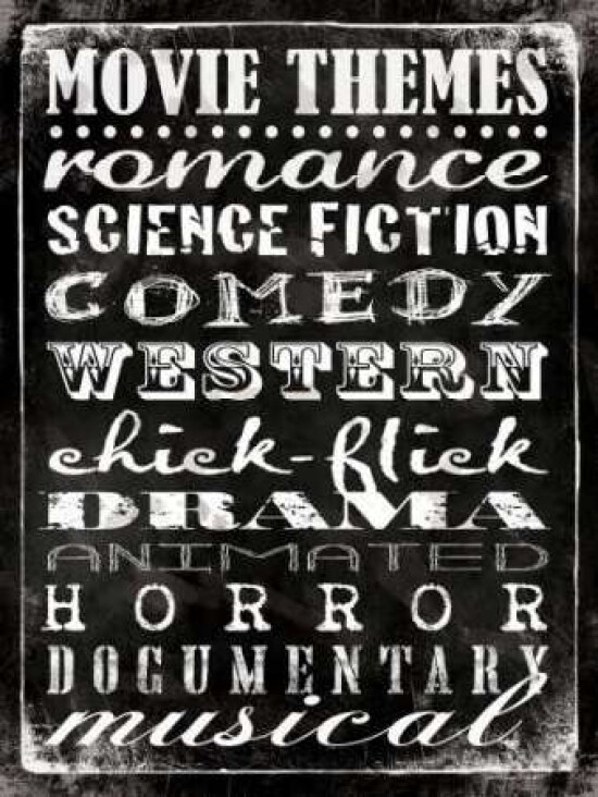 Movie Themes Poster Print by Stephanie Marrott - Item # VARPDXSM11061