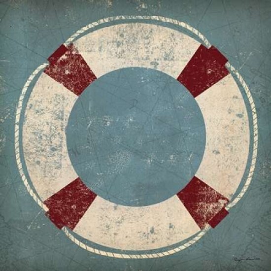 Nautical Buoy Blue Poster Print by Ryan Fowler - Item # VARPDX17393