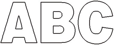 Duro Permanent Adhesive Vinyl Letters & Numbers .5" 852/Pkg