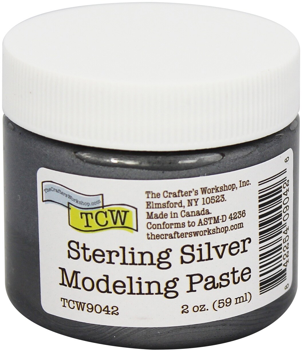 Crafter&#x27;s Workshop Modeling Paste 2Oz-Sterling Silver