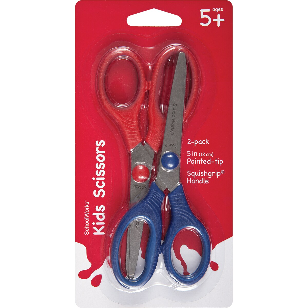 Fiskars 5 Inches Kids Scissors Pointed Tip, Blue
