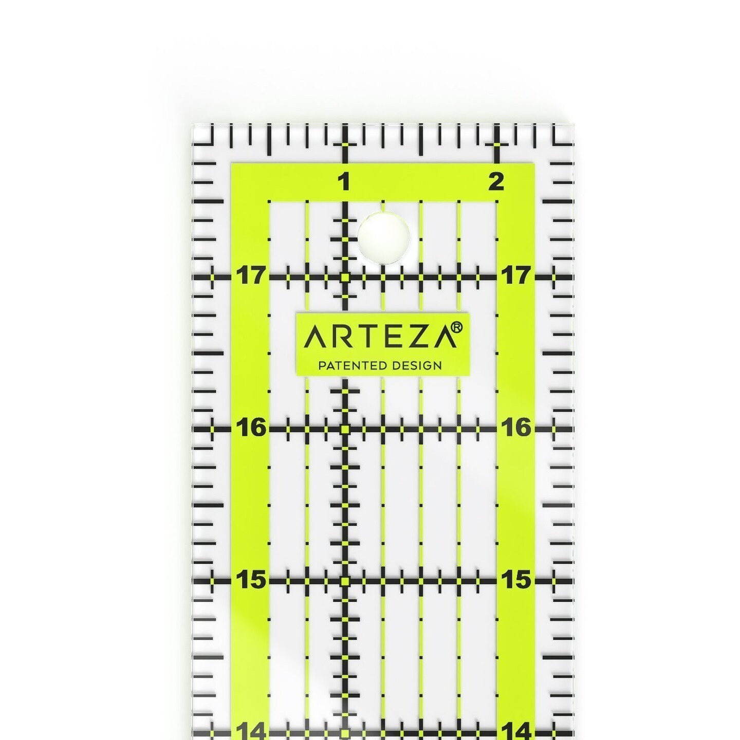 colors acrylic ruler, rectangle acrylic red