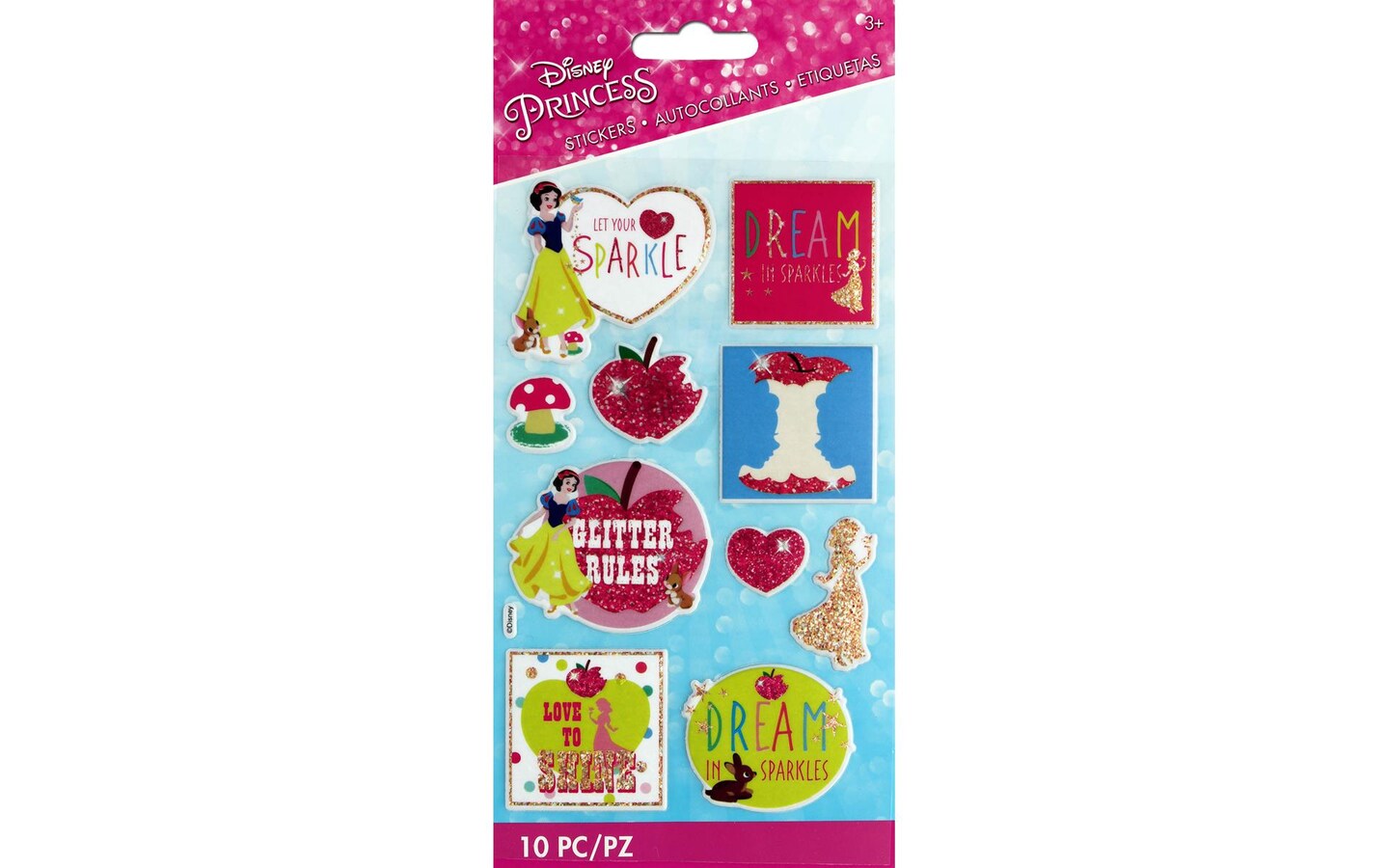 EK Disney Sticker 3D Glitter Princess Snow White