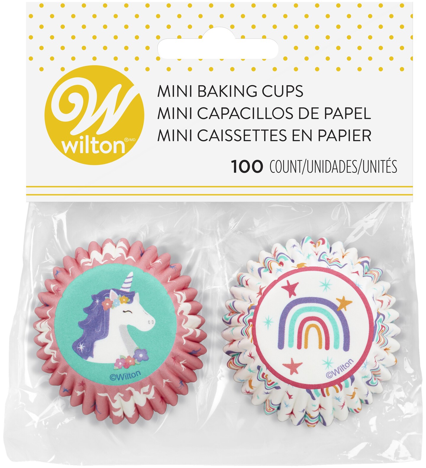 Mini Baking Cups-Unicorn 100/Pkg