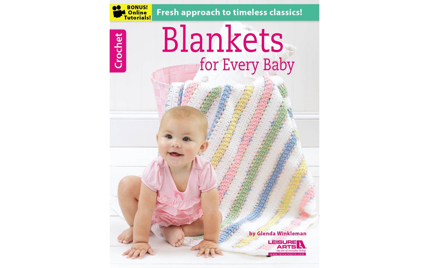 Leisure Arts Blankets For Every Baby Crochet Book 