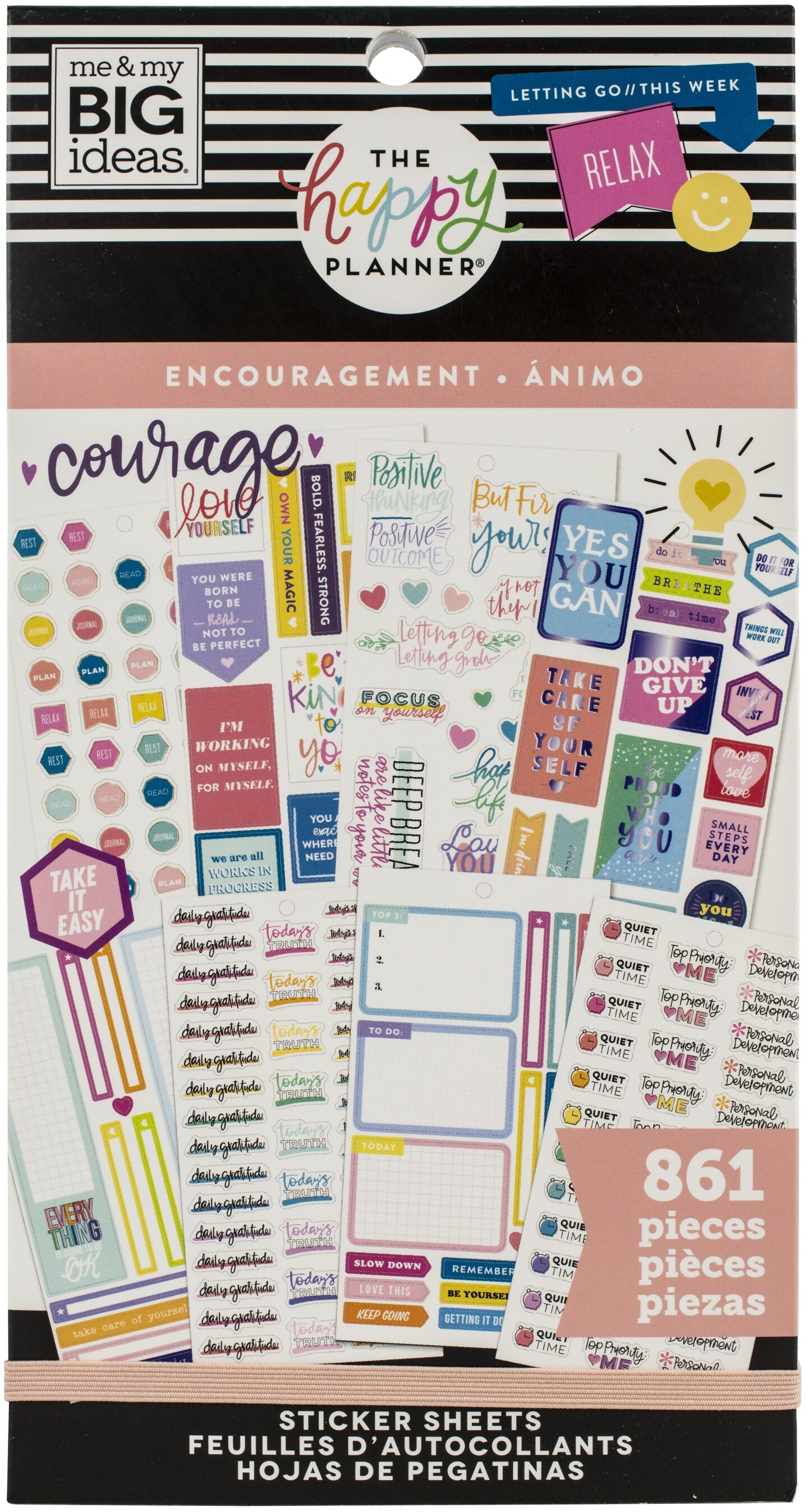 Happy Planner Sticker Value Pack Encouragement 861 Pkg Michaels Happy Planner Sticker Value Pack Encouragement 861 Pkg Michaels