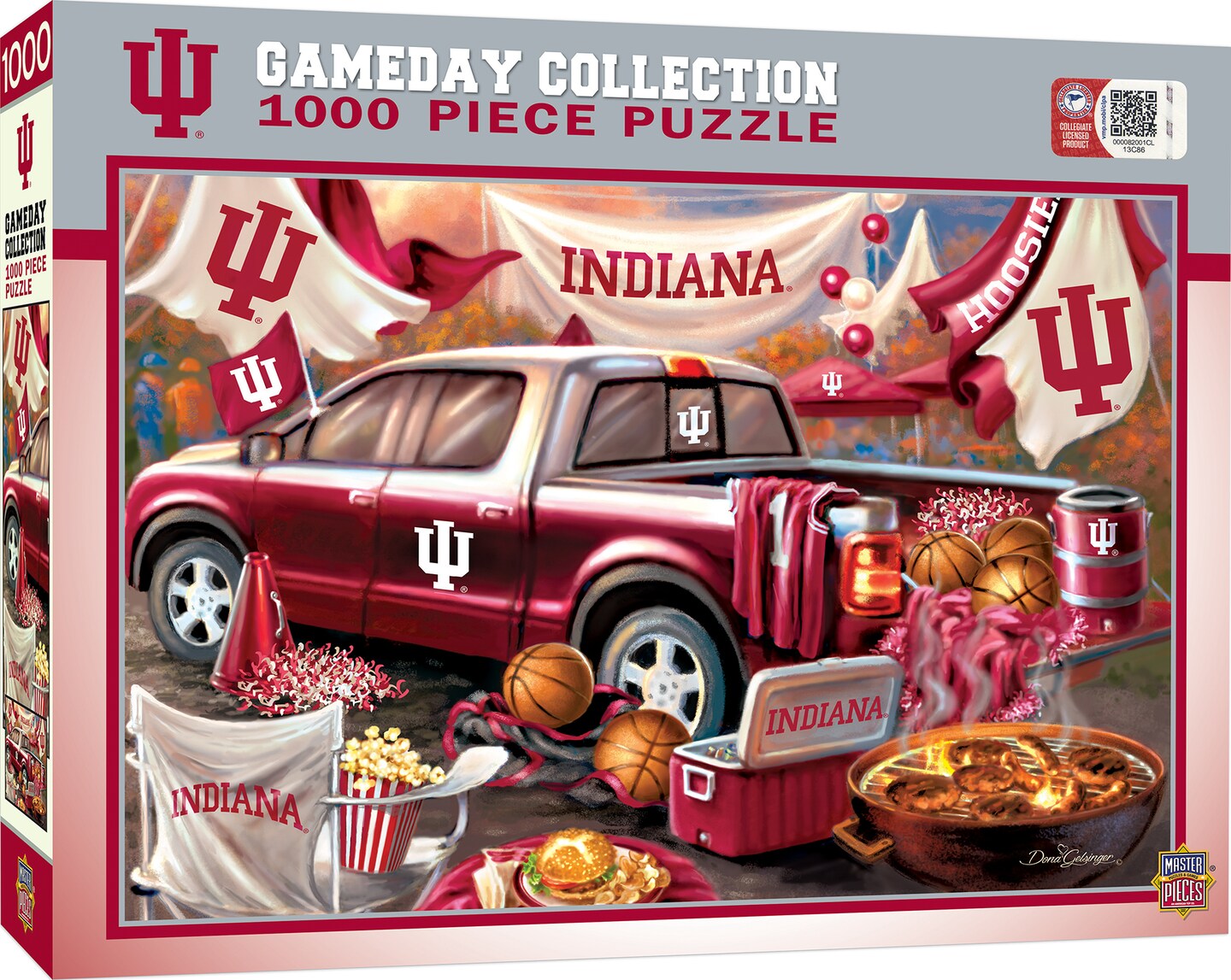 Masterpieces 1000 Piece Jigsaw Puzzle for Adults - NCAA Indiana Hoosiers Gameday  - 19.25&#x22;x26.75&#x22;