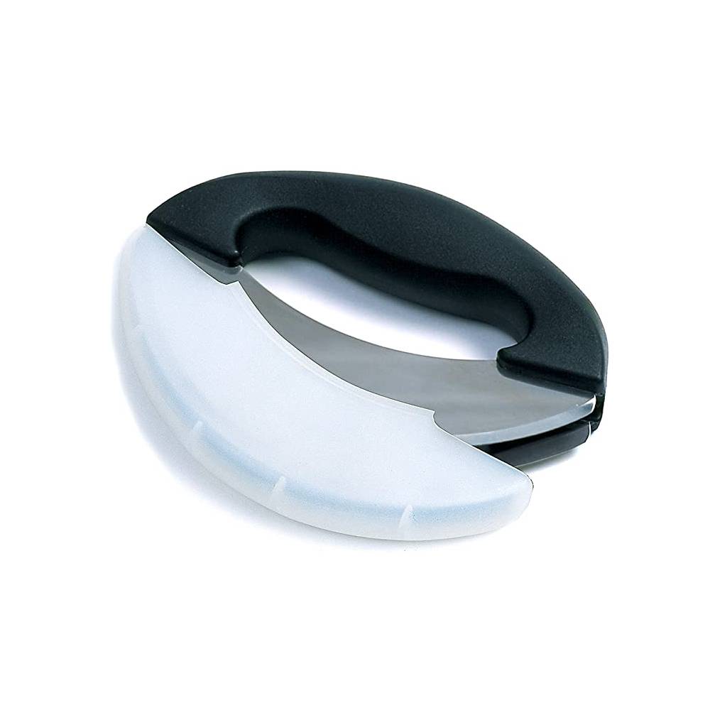 Norpro Stainless Steel Mezzaluna Rock to Chop and Mince Garlic Herbs Vegetables