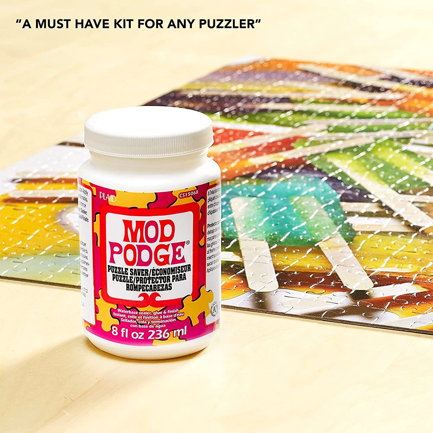 Mod Podge Puzzle Saver Glue, Pixiss Mod Podge Accessory Kit