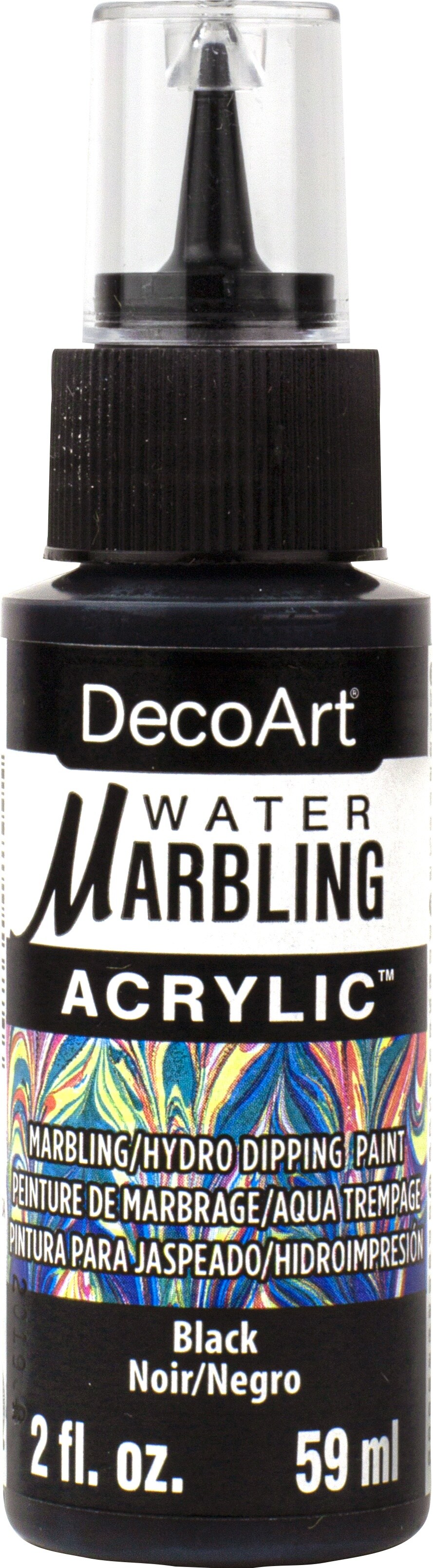 Decoart Water Marbling Paint 2oz-Black