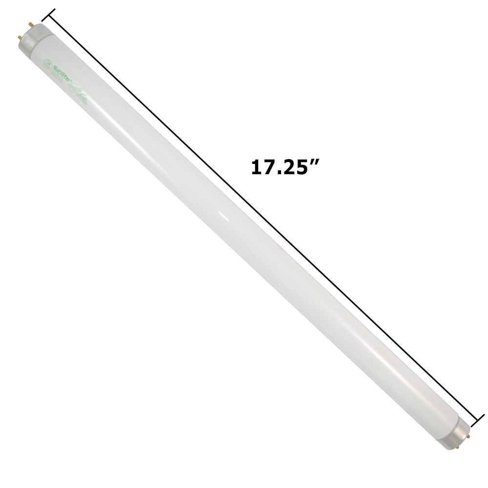 SUNLITE F15T8 15W 18 inch Daylight 6500k Fluorescent Tube Bulb