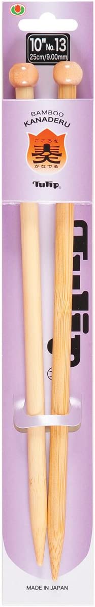 TULIP Bamboo Knitting Needles 10 / 25cm