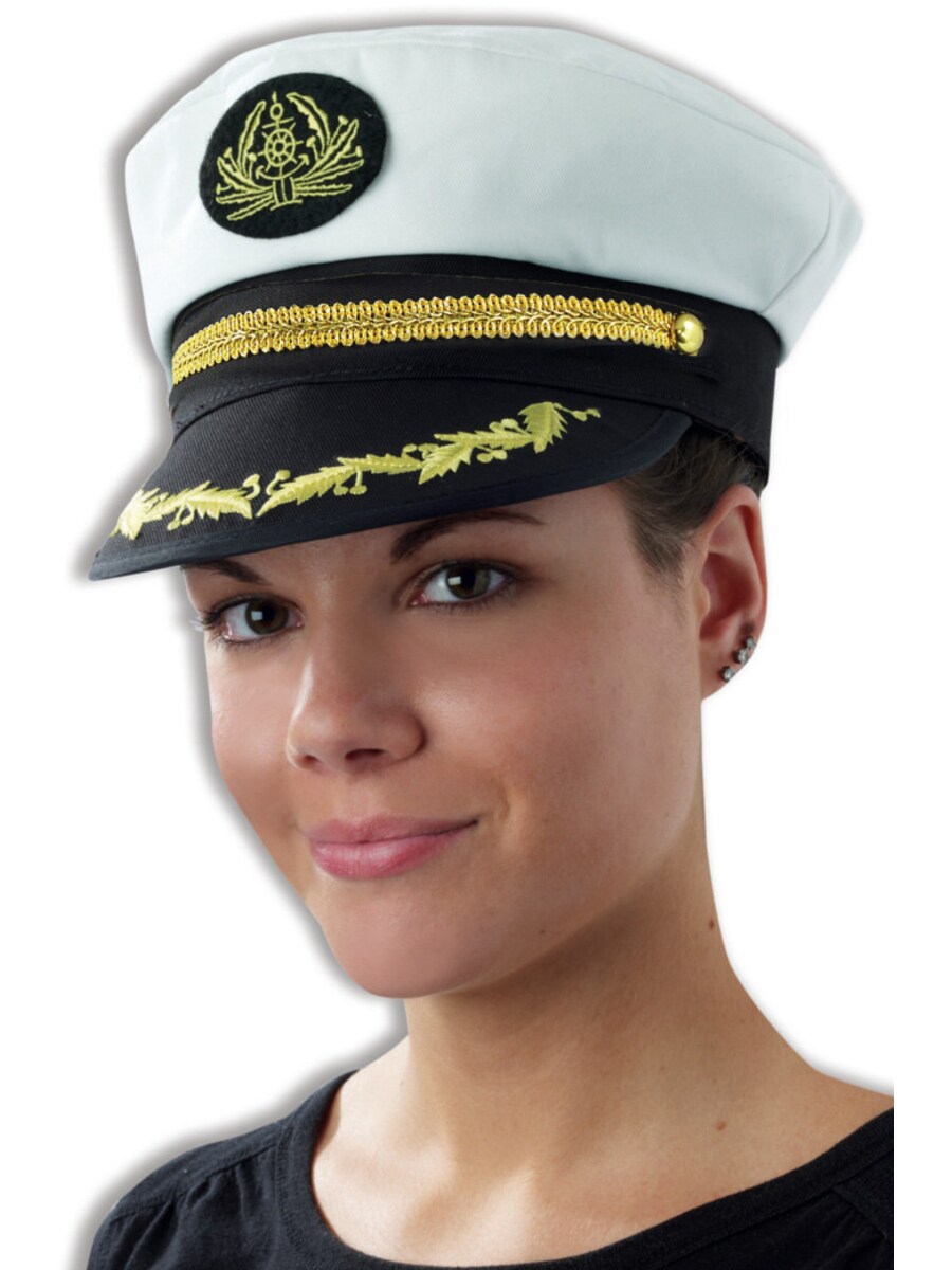 Swirl Trim Yacht Boat Captain Sailing Fishing Hat Cap