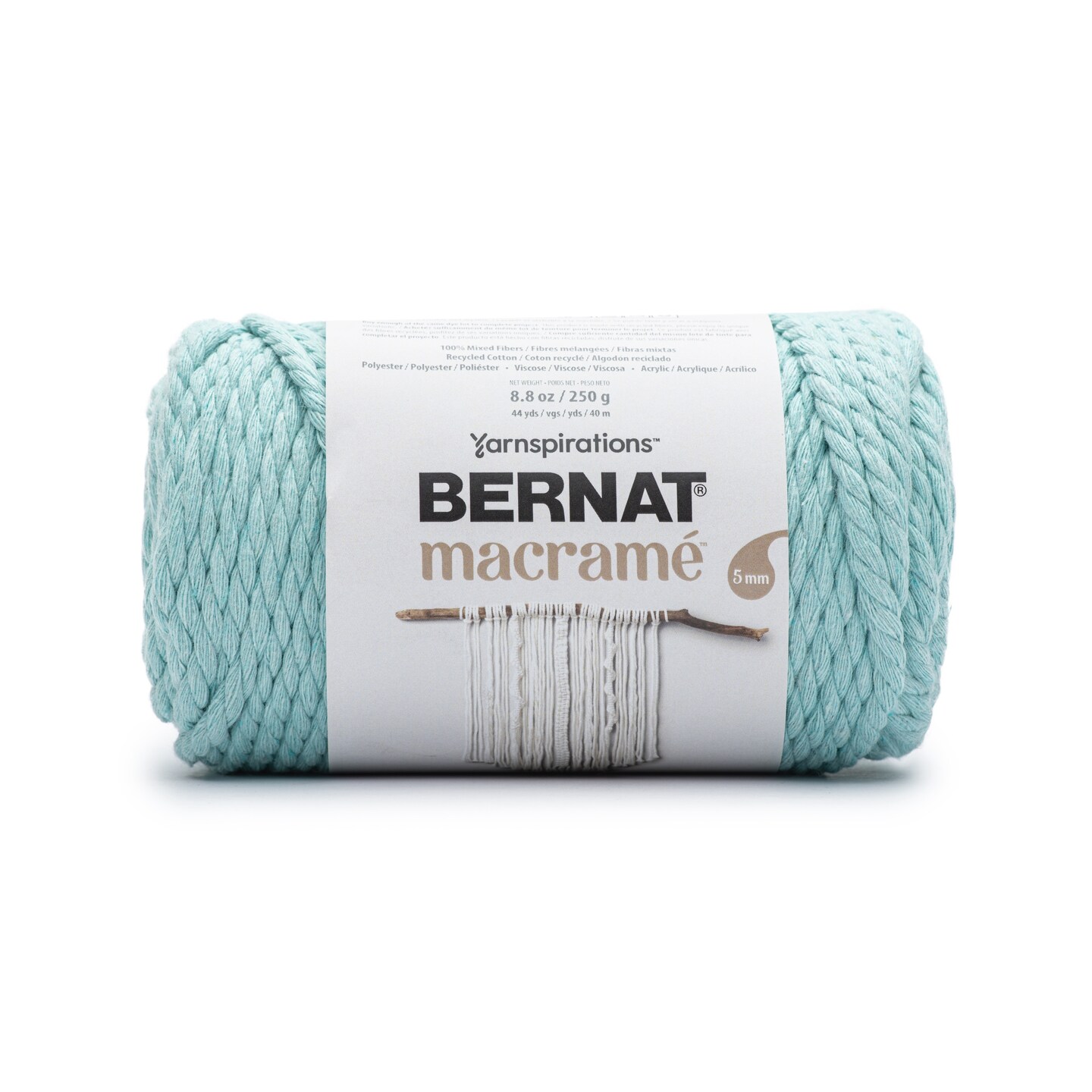 Bernat Macrame Yarn-Duck Egg | Michaels