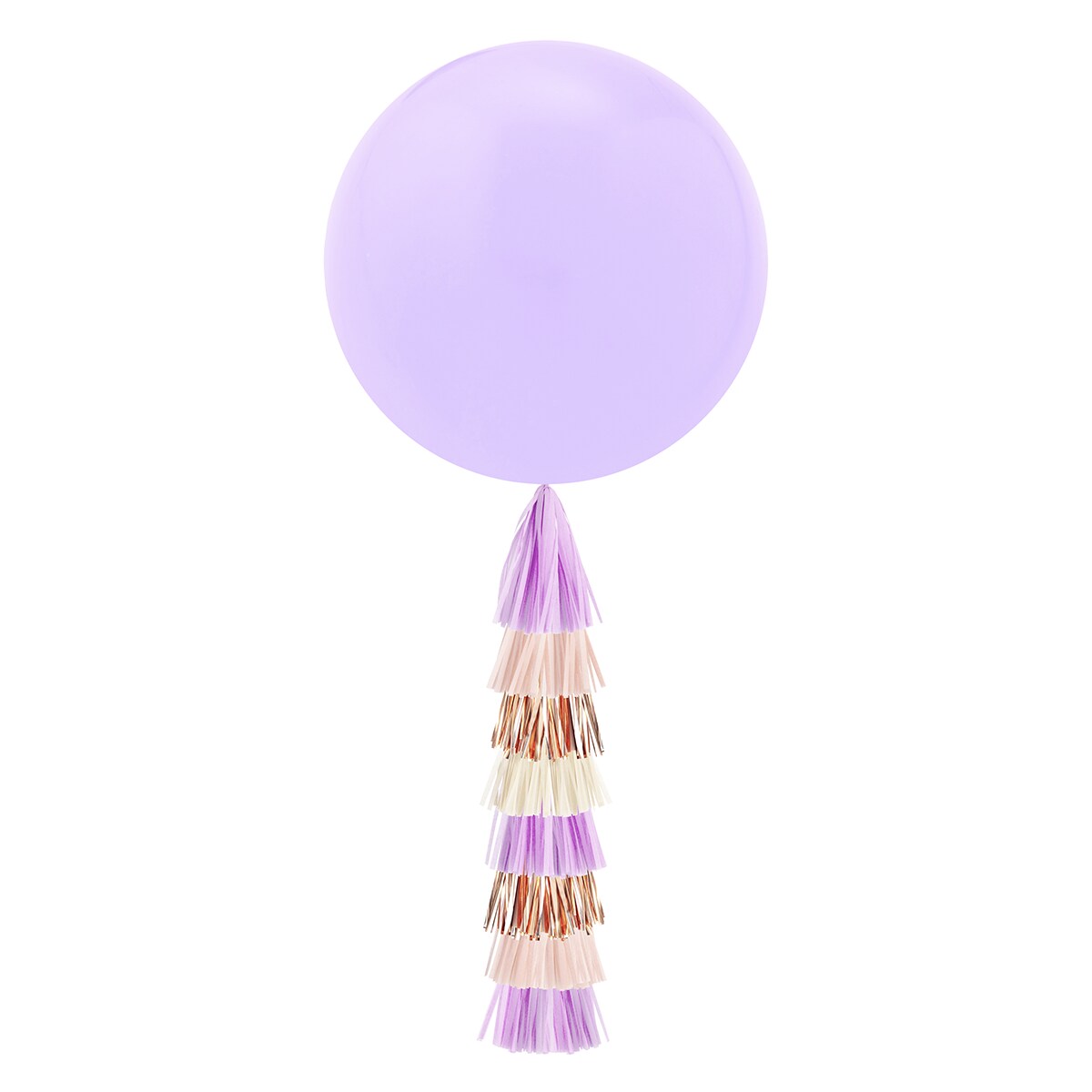 Jumbo Balloon And Tassel Tail Lilac And Rose Gold Michaels 