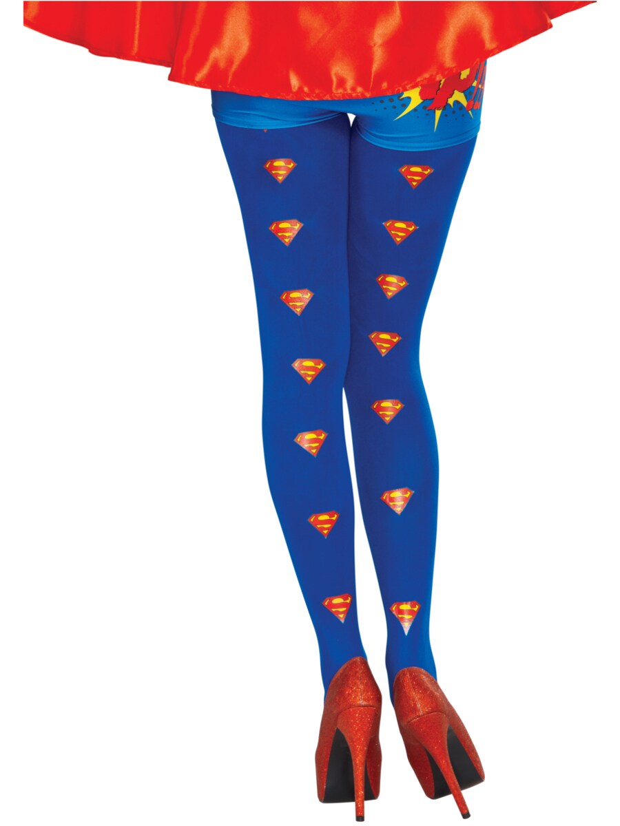 Adult&#x27;s Womens DC Comics Superhero Supergirl Tights Costume Accessory