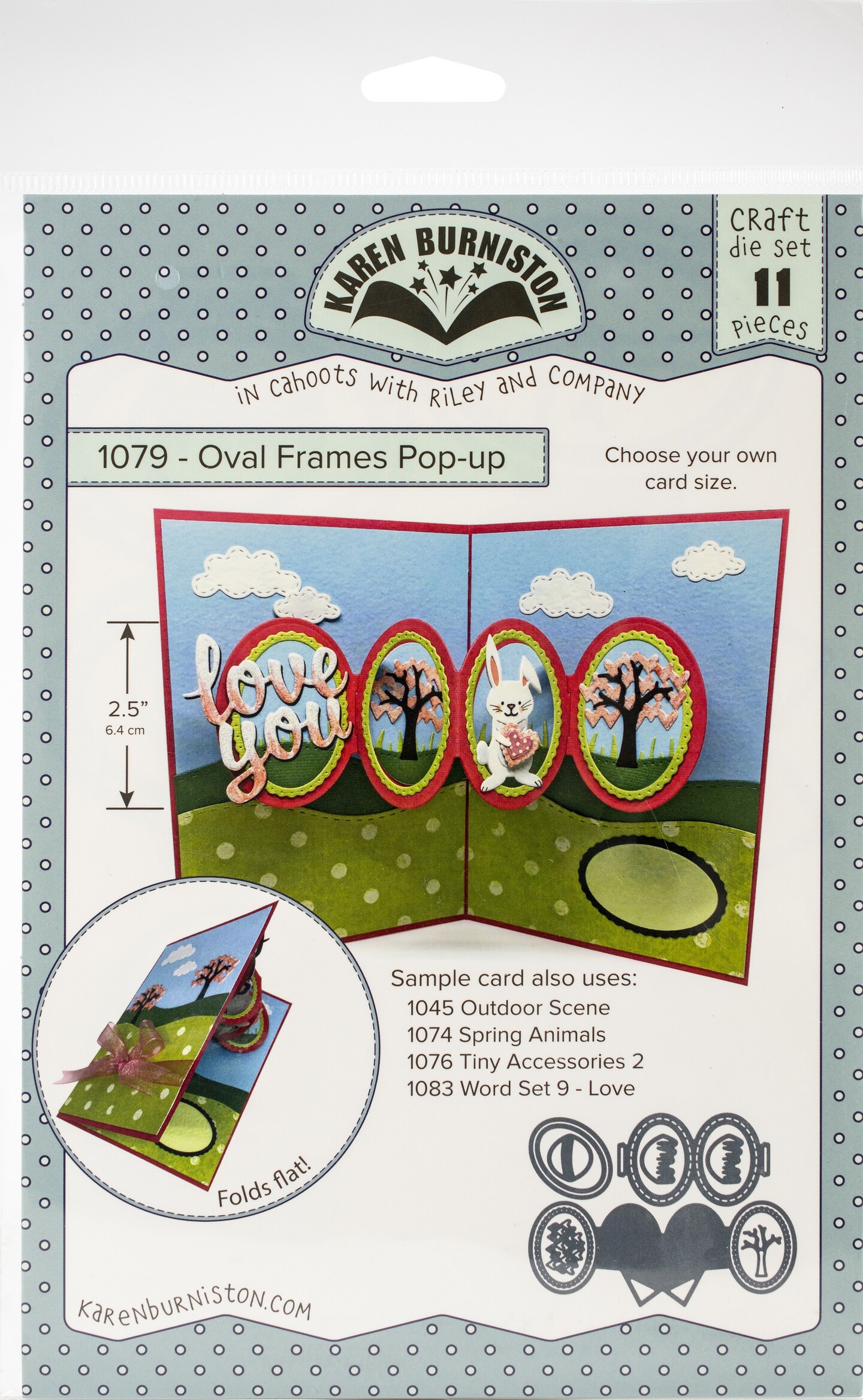 Karen Burniston DiesOval Frames PopUp Michaels