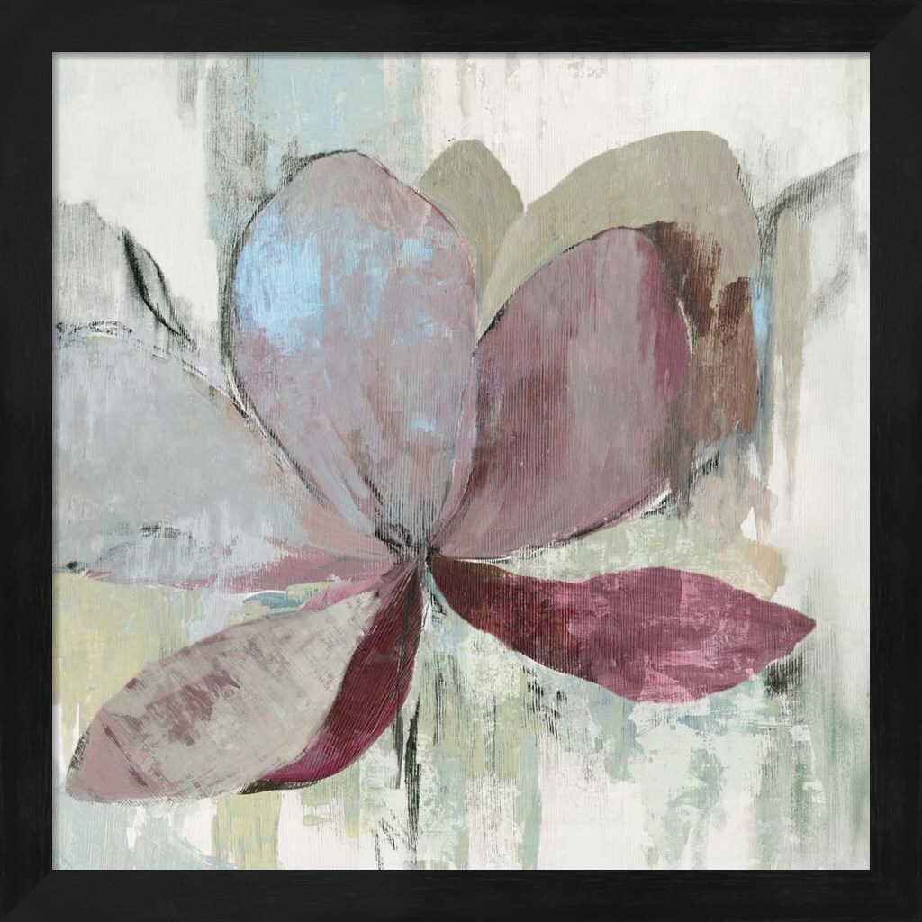 Drippy Floral I by Asia Jensen 13&#x22; x 13&#x22; Framed Wall Art