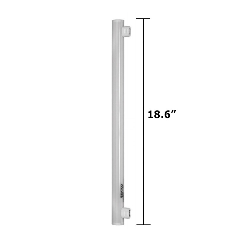 Satco 7w Linestra LED Replacement bulb - 19.68in 2700K Dimmable lamp