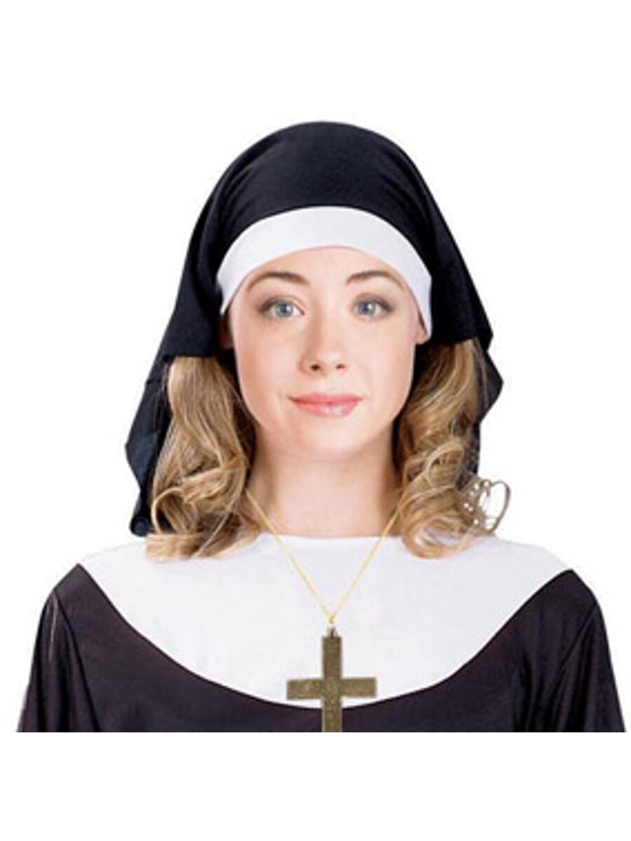 Adult&#x27;s Catholic Nun Habit And Collar Costume Accessory