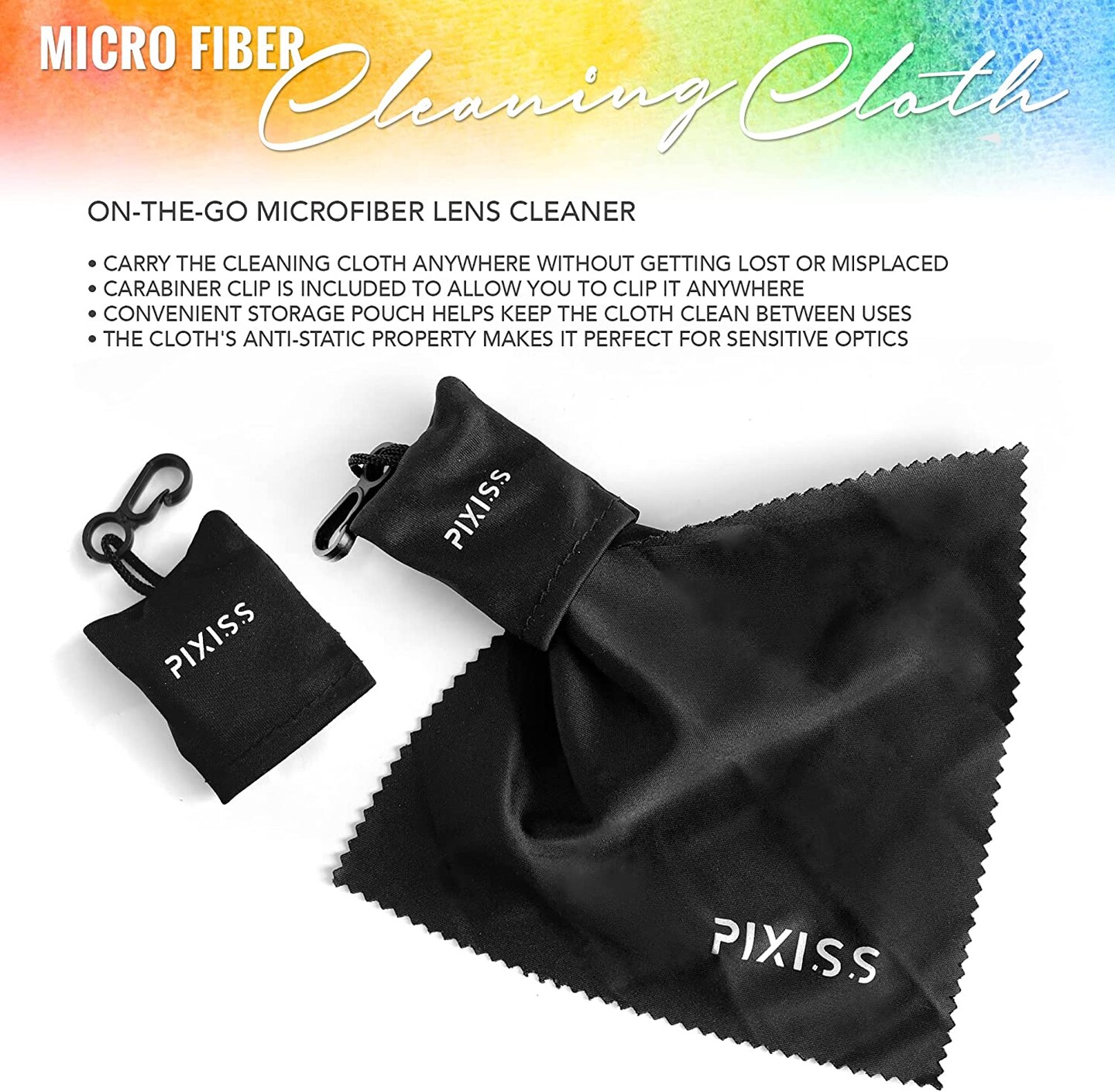 Pixiss Camera Color Correction White Balance Card, 4 In 1 Color Correction Card Set