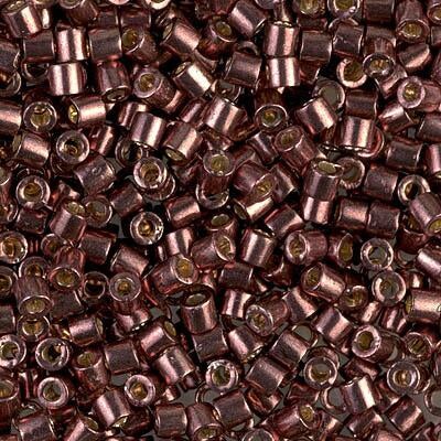 Miyuki Delica Bead 8/0, DBL1843, Duracoat Galvanized Dark Mauve