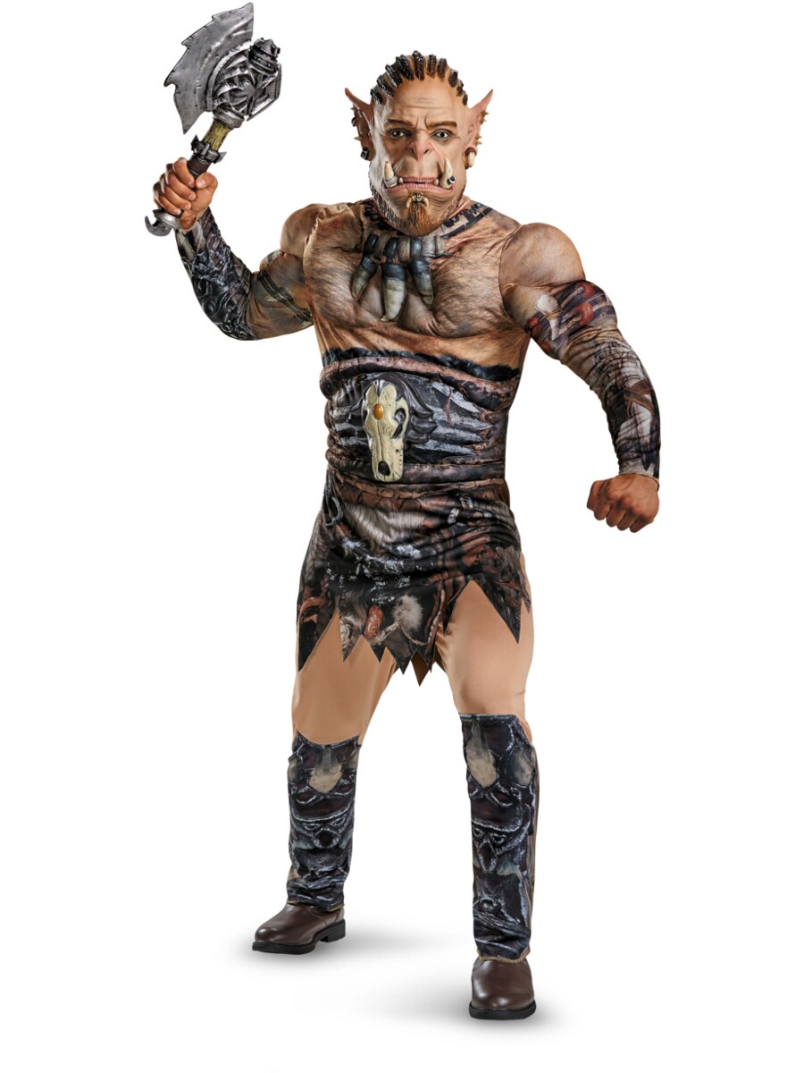 Adult&#x27;s Mens World Of Warcraft Durotan Orc Horde Warrior Costume