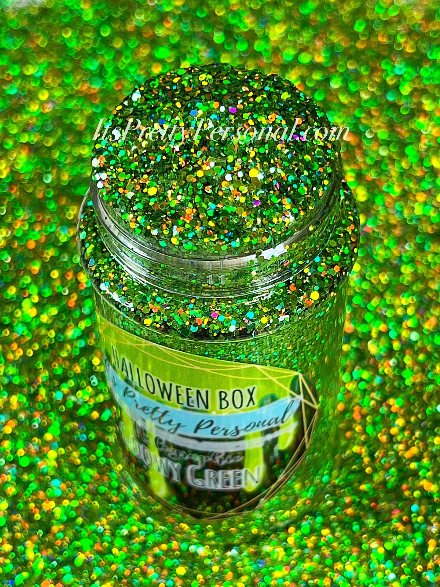 &#x201C;Goowy Green&#x201D;- Makers Monthly Box Color Green Holographic