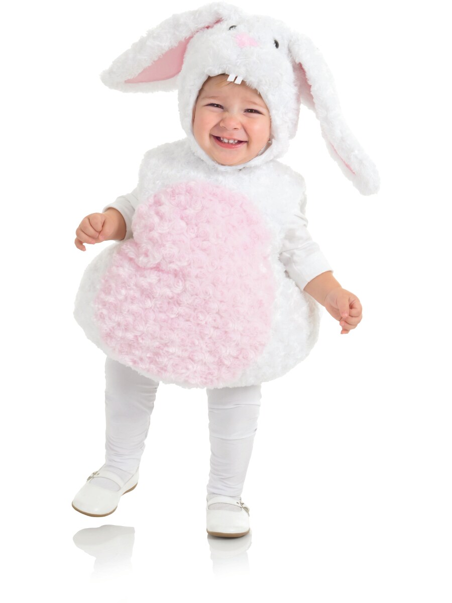 Belly Babies Plush White Bunny Rabbit Toddler Costume