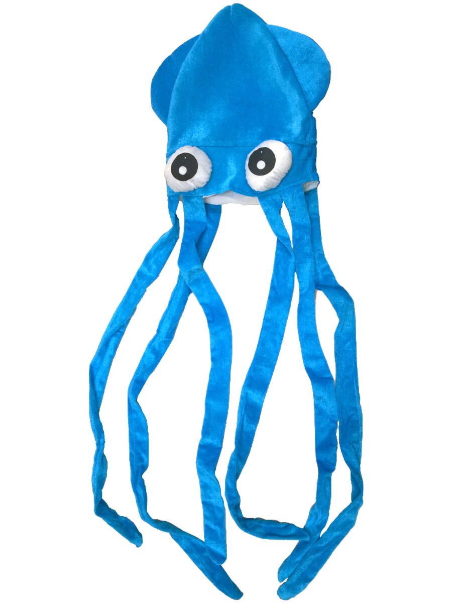 Octopus Hat deals - Americana with 8 Curly blue Tentacles