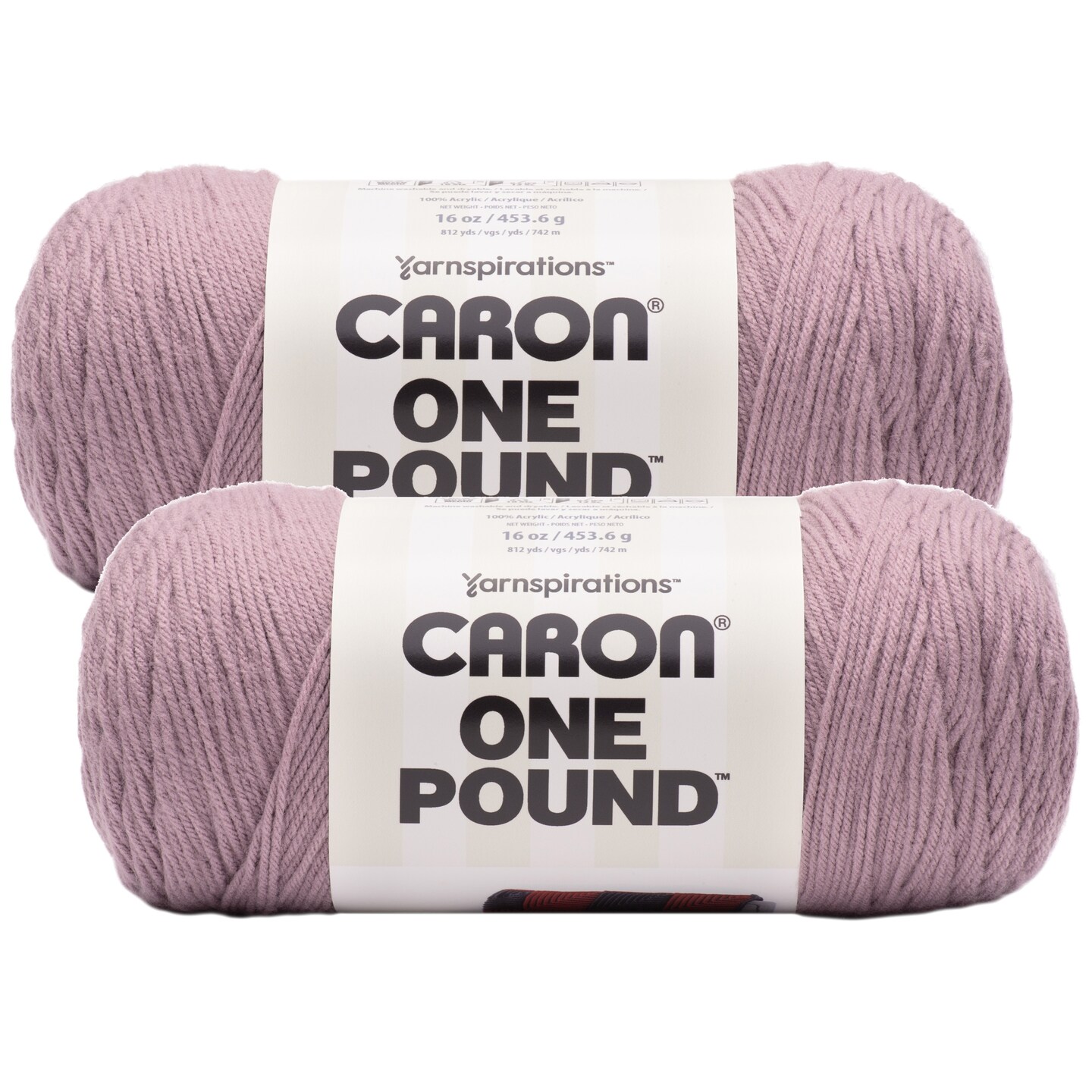(Pack of 2) Caron One Pound Yarn-Fig