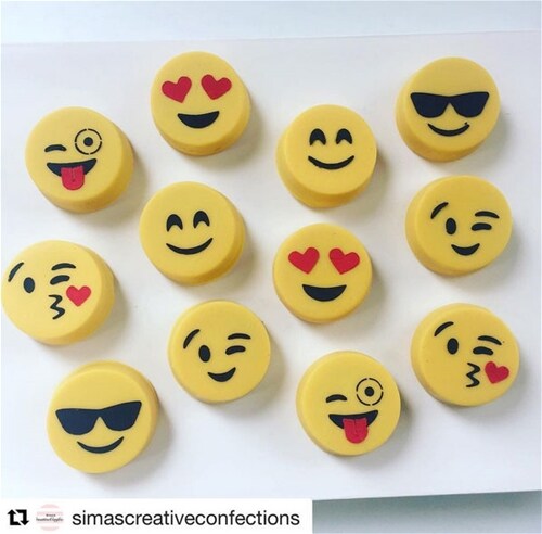 Emojis Cookie Stencil Set | C983 by Designer Stencils | Cookie Decorating Tools |