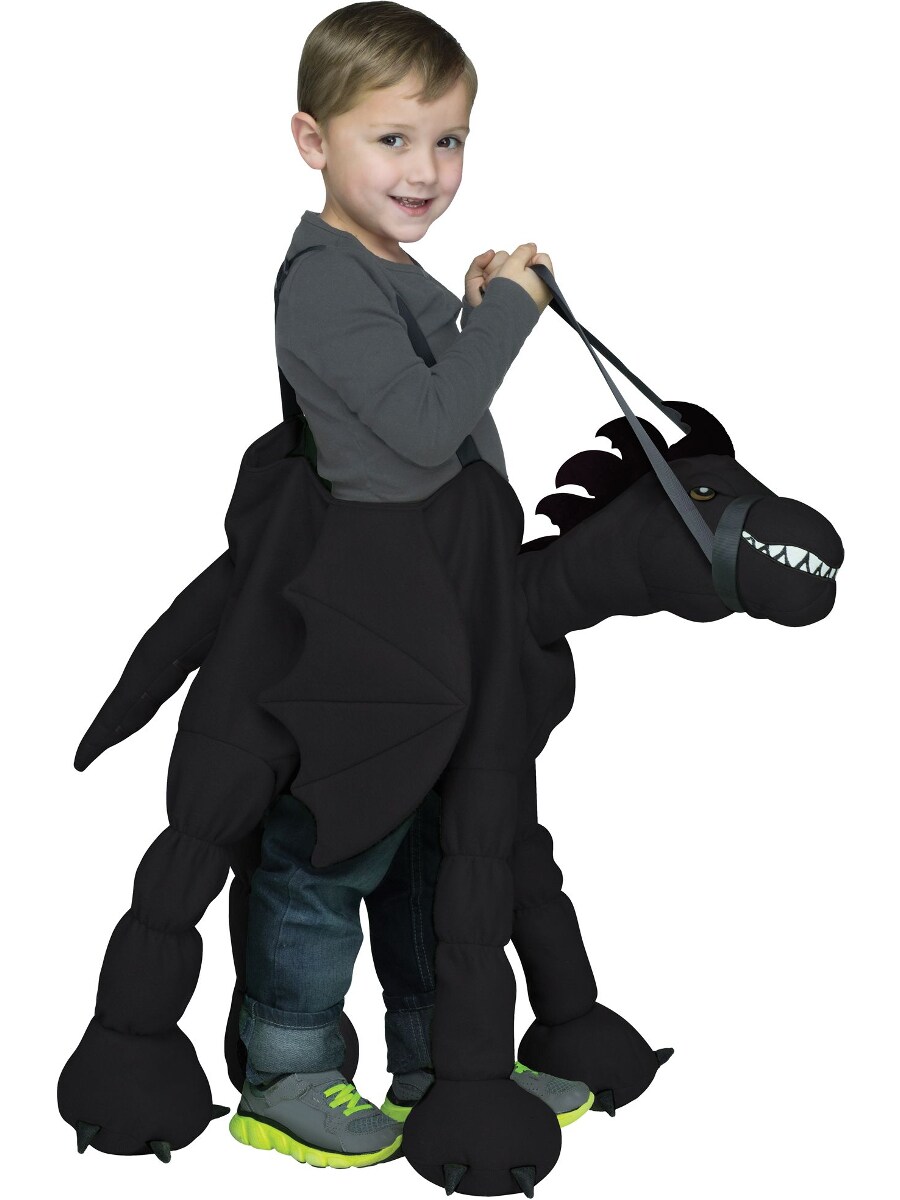 Mythical Ride A Black Dragon Toddler&#x27;s Costume