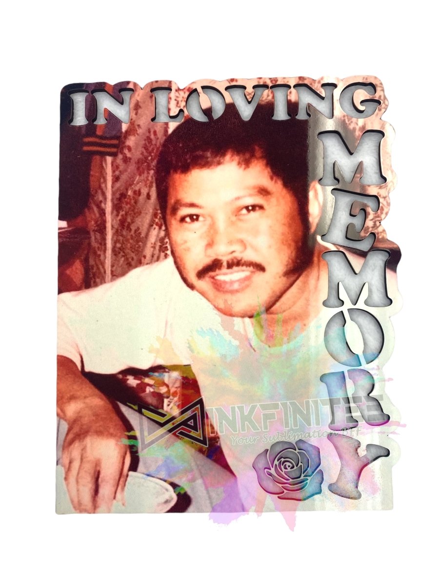 Sublimation In loving Memory Photo Panel