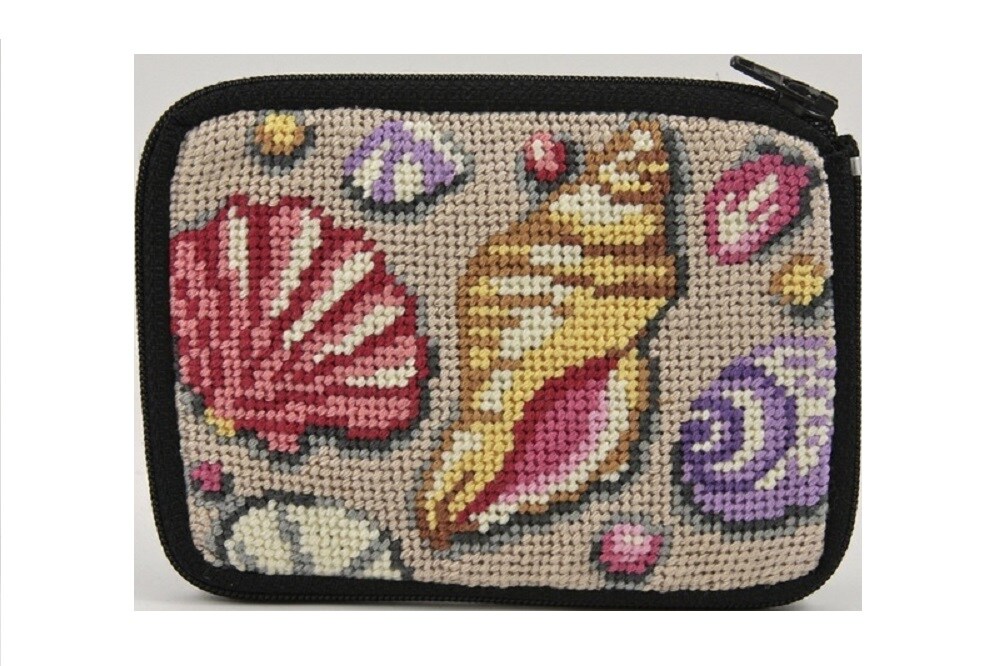 Coin Purse - Shell - Needlepoint Kit