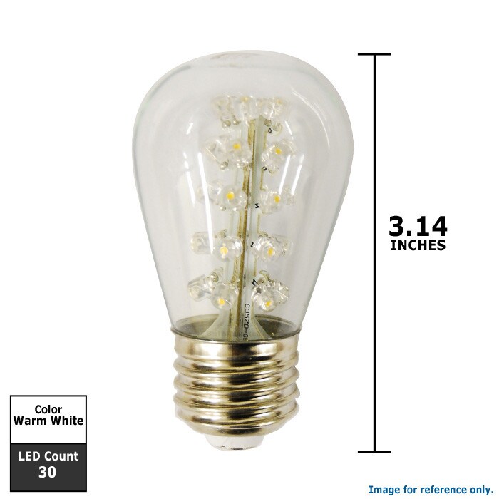 SUNLITE 1.7w 120v Sign S14 30LED E26 Warm White LED Light Bulb | Michaels