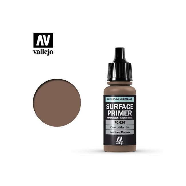 Vallejo Paint VLJ70626 Leather Brown Primer Acrylic Paint Michaels