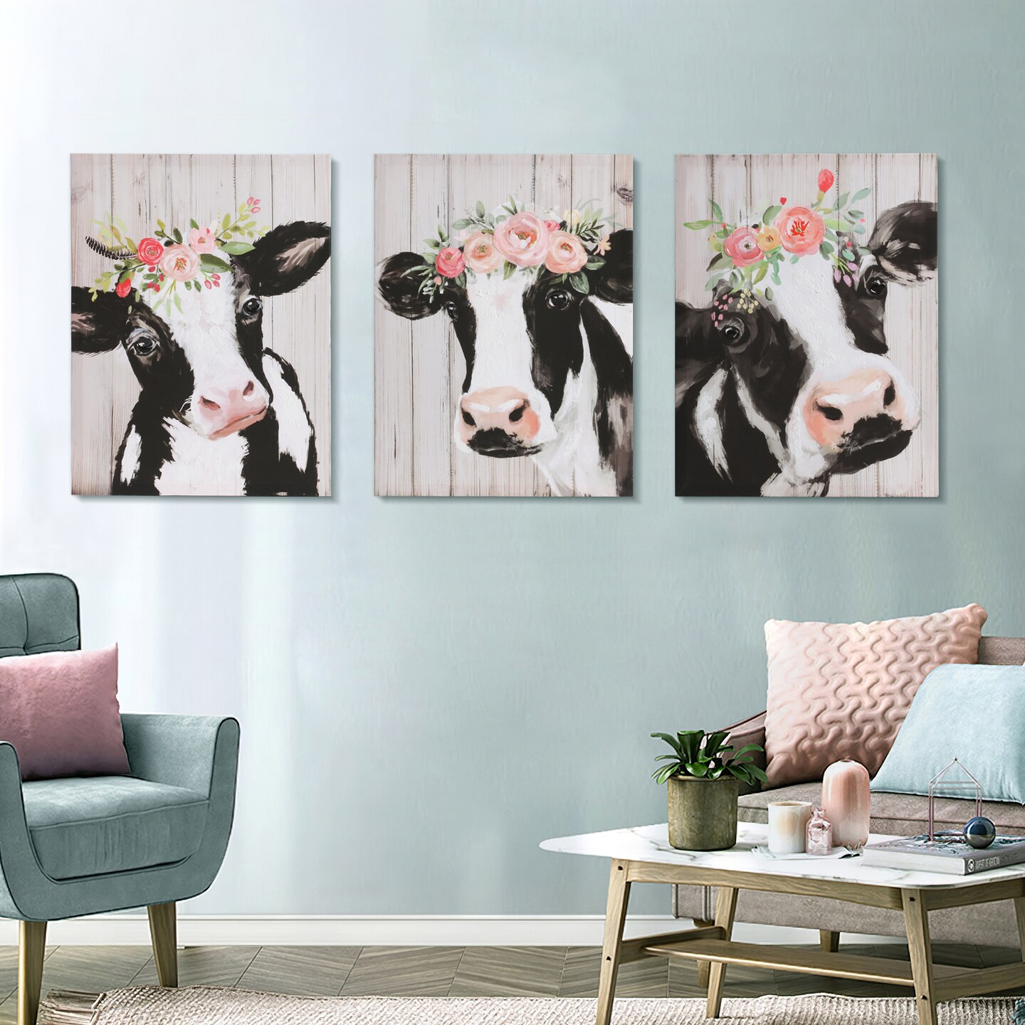 Animals Pictures Wall Decor Canvas Wall Art 3 Piece Framed Wall Art
