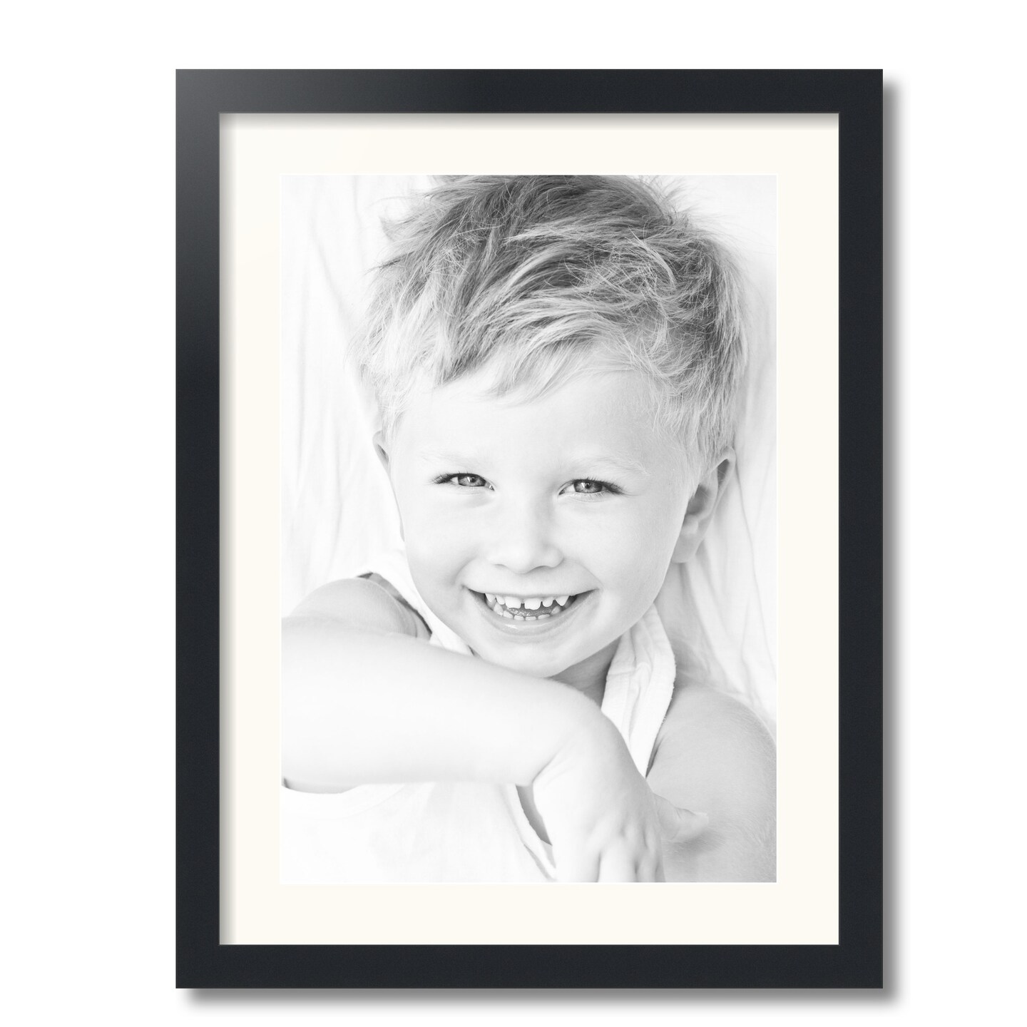 ArtToFrames 18x24" Matted Picture Frame with 14x20" Single Mat Photo Opening Framed in 1.25" Black and 2" Mat (FWM-3926-18x24)